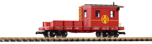 PIKO 38706 - G - Bauzugwagen Santa Fe Railroad - mit Schlusslichtern